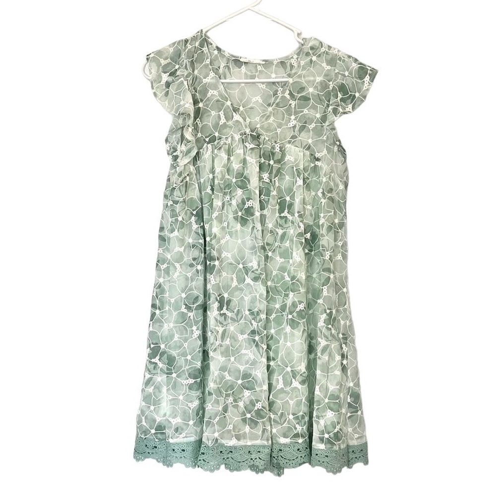 Mint Green Short Sleeve Dress